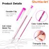 Shuttle Art 60 Pack Tone , Pink Purple Gel Pens with 30 Refills for Adults Coloring Books Journaling Drawing Nature, Landscapes, Animals Scenes(60 Pack Pink Purple Tone)