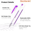Shuttle Art Gel Pens, 60 Pack Gel Pen Set 30 Colored Gel Pen with 30 Refills for Adults Coloring Books Drawing Doodling Crafts Scrapbooking Journaling(Multicolor)