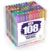 108 Colors Gel Pens Set, Gel Pens for Adult Coloring Books Journals Drawing Doodling Art Markers