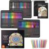 Shuttle Art Gel Pens, 120 Pack Gel Pen Set Packed in Sturdy Box, 60 Unique Colors with 60 Refills for Adults Coloring Books Drawing Doodling Crafts Scrapbooking Journaling(60 Colors with 60 Refills)