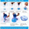 Rock Painting Kit, Shuttle Art 6 Colors Acrylic Pouring Paint Rock Painting Kit with White Rocks, Paint Brush, Transfer Stickers, Tablecloths and Pouring Tools for Kids, Easter Gift for Boys and Girls