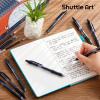 Shuttle Art Black Gel Pens, 48 Pack(20 Pens with 28 Refills) Retractable Medium Point Rollerball Gel Ink Pens Smooth Writing with Comfortable Grip for Office School Home Work(48)