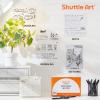 Shuttle Art Black Gel Pens, 70 Pack Retractable Medium Point Rollerball Gel Ink Pens Smooth Writing with Comfortable Grip for Office School Home Work(100)