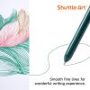 Shuttle Art Colored Retractable Gel Pens, 8 Pastel Ink Colors, Cute Pens 0.7mm Fine Point Quick Drying for Black Paper Writing Drawing Journaling Note Taking School Office Home(11 Light + 11 Dark Vintage)