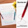 Shuttle Art Liquid Ink Rollerball Pens, 15 Colors (10 Bright + 5 Vintage) Quick Drying 0.5mm Extra Fine Point Long Lasting for Writing Journaling Taking Notes Doodling School Office Home(12 Colors)