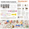Shuttle Art Polymer Clay Kit – 60 Colors, 19 Tools, and 16 Accessories – Non-Toxic and Non-Sticky DIY Crafts for Kids and Adults(112 Colors)