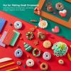 Shuttle Art Polymer Clay Kit – 60 Colors, 19 Tools, and 16 Accessories – Non-Toxic and Non-Sticky DIY Crafts for Kids and Adults(57 Colors)
