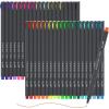 46 Pack Journal Planner Colored Pens, Lineon 40 Colors Fineliner Pens with 6 Different Stencils, Perfect Set for Journal Planner Note Calendar Coloring Office School Art Supplies