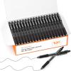 Shuttle Art Black Gel Pens, 70 Pack Retractable Medium Point Rollerball Gel Ink Pens Smooth Writing with Comfortable Grip for Office School Home Work(100)