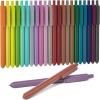 Shuttle Art Colored Retractable Gel Pens, 8 Pastel Ink Colors, Cute Pens 0.7mm Fine Point Quick Drying for Black Paper Writing Drawing Journaling Note Taking School Office Home(11 Light + 11 Dark Vintage)