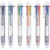 Shuttle Art Multicolor Pens, 23 Pack 6-in-1 0.7mm Retractable Ballpoint Pens for Office School Supplies Students Children Gift