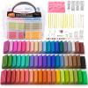 Shuttle Art Polymer Clay Kit – 60 Colors, 19 Tools, and 16 Accessories – Non-Toxic and Non-Sticky DIY Crafts for Kids and Adults(57 Colors)