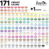 172 Colors Alcohol Based Dual Tip Art Markers, 171+1 Blender Permanent Marker Pens Plus 1 Marker Pad 1 Case Perfect for Kids Adult Artist Coloring Books Drawing Sketching and Card Making(172 Colors)