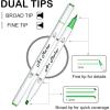 172 Colors Alcohol Based Dual Tip Art Markers, 171+1 Blender Permanent Marker Pens Plus 1 Marker Pad 1 Case Perfect for Kids Adult Artist Coloring Books Drawing Sketching and Card Making(30 Colors)