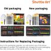 82 Pack Acrylic Paint Set, Shuttle Art 66 Colors Acrylic Paint with 10 Brushes, 22ml/0.74oz Tubes, Vibrant Colors, Artist Painting Supplies for Kids, Adults Painting & Crafting on Canvas, Wood Ceramic