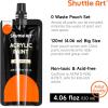 Shuttle Art Acrylic Paint, 18 Colors Acrylic Paint Pouches (120ml/4.06oz), Artist Grade Paint Set, Rich Pigments, Non-Toxic for Artists, Beginners and Kids on Rocks Crafts Canvas Wood Ceramic