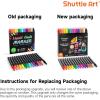 Shuttle Art Chalk Markers, 15 Vibrant Colors Liquid Chalk Markers Pens for Chalkboards, Windows, Glass, Cars, Water-based, Erasable, Reversible 3mm Fine Tip for Office Home Supplies(15 Colors)