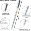Shuttle Art Gel Ink Ball Point Pens, 15 Colors Japanese Style Pens, 0.38mm Extra-Fine Ballpoint Pens for Home, School and Office(15 Black–0.38mm)