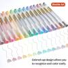 Shuttle Art Gel Ink Ball Point Pens, 15 Colors Japanese Style Pens, 0.38mm Extra-Fine Ballpoint Pens for Home, School and Office(15 Colors–0.5mm)