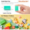 Shuttle Art 117 PCS Small Block Polymer Clay Kit, 95 Unique Colors & Extra Basic Colors, 5 Modeling Clay Tools, Non-Toxic, Non-Sticky, DIY Art Craft Gift for Kids Beginners