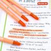 Shuttle Art 16 Pack Gel Highlighters, 8 Assorted Colors Highlighter Study Kit, Great for Journaling, Highlighting and Studying(Orange)