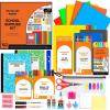 Shuttle Art 102 PCS Back to School Supplies Kit, School Supply Box for Grades K-5, School Supplies for Kids and Students, Including Pencils, Pens, Markers, Erasers, Notebooks, Folders and More