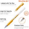 Shuttle Art White Gold Silver Gel Pens, 6 Pack 0.7mm, 1.0mm Metallic Gel Ink Pens Fine Point for Black Paper Highlighting Card Making Scrapbooking Coloring Writing Drawing School Office Home(4 White  1 Gold  1 Silver)