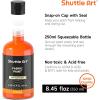 Shuttle Art 18 Colors Fabric Paint, 250ml/8.45oz, Permanent Soft Fabric Paint in Bottles with Brushes, Palette, Stencils, Non-Toxic Textile Paint for T-Shirts, Shoes, Jeans, Bags, DIY Projects&Art