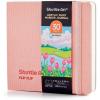 Shuttle Art Acrylic Paint Marker Journal – 30 Sheets 3.94×3.94 Watercolor Journal with 140LB (300 GSM) Watercolor Paper for Acrylic Markers & Watercolor(3.94×3.94 in)