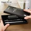 Shuttle Art 4 in 1 Multicolor Pen, 2 Pack Retractable Ballpoint Pens with 1.0mm Black Blue Red Ink and 0.5mm Mechanical Pencil, Multifunction Pens Gift Set for Writing Note Taking School Office Home