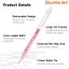 Shuttle Art Glitter Gel Pens, 24 Vibrant Sparkle Retractable Glitter Colored Gel Pens Set 1.0mm Bold Point Smooth Writing for Adults Coloring Books Drawing Doodling Scrapbooking Journaling