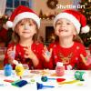 Shuttle Art Washable Finger Paint Set, 15 Colors (2 fl oz) Toddler Paint, Non-Toxic Finger Painting for Toddlers, Kids Arts and Crafts