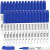 Shuttle Art Permanent Markers, 30 Pack Blue Permanent Marker set,Fine Point, Works on Plastic,Wood,Stone,Metal and Glass for Doodling, Marking…