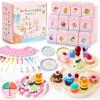 Shuttle Art Air Dry Clay for Kids – Cake Time, 52 PCS Modeling Clay Kit with Sculpting Tools and Tutorials, Safe & Non-Sticky, Craft Gifts for Boys & Girls(Cake Time)