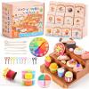 Shuttle Art Air Dry Clay for Kids – Cake Time, 52 PCS Modeling Clay Kit with Sculpting Tools and Tutorials, Safe & Non-Sticky, Craft Gifts for Boys & Girls(Food Store)