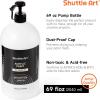 Shuttle Art Titanium White Acrylic Paint Set, 2×69oz/2040ml Large Capacity Pump Bottles with Covers, High Coverage, Fast Drying Non-Toxic Art Paint for Artists, Students, Kids & Multi-Surface