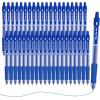 Shuttle Art Red Gel Pens, 40 Pack Retractable 0.7mm Medium Point Rollerball Red Ink Pens Smooth Writing with Comfortable Grip for Writing Journaling Taking Notes Office School Home(Blue)