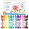 Shuttle Art Dot Markers, 12 Colors Washable Markers for Toddlers,Bingo Daubers Supplies Kids Preschool Children, Non Toxic Water-Based(12 Colors)