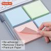 Shuttle Art School & Work Supplies Bundle, 15 Pack Black Japanese Style Pens + 9 Bright Colors Sticky Notes for Writing Journaling Taking Notes School Office Home