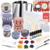 Candle Making Kit, Shuttle Art Candle Making Supplies for Adults, Complete DIY Beginners Set Including 3 LB Soy Wax, Fragrance Oil, Candle Dye, Wicks, Tins, Melting Pot, Gift Wrapping Paper and More