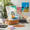 Shuttle Art Acrylic Paint Markers and Stretched Canvas Set, 25 Colors Dual Tip Acrylic Paint Markers + 12 PCS Stretched Canvas Set