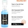 Shuttle Art Stretched Canvas and Acrylic Paint Bundle, Art Painting Supplies Set for 50 Colors Acrylic Paint Bottles (60ml/2oz) & 12 Pack Painting Canvas (11×14”)