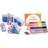 Shuttle Art 16 Colors Watercolor Paint Set Bundle – 15 Pack 16 Colors Watercolor Paint Set Bulk + 240 Pack 12 Assorted Colors Washable Super Tips Markers