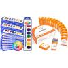 Shuttle Art 8 Colors Watercolor Paint Set Bundle – 24 Pack 8 Colors Watercolor Paint Set Bulk + 24 Boxes of Crayons with 24 Assorted Colors