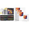 Shuttle Art Acrylic Painting Bundle, Set for 66 Colors Acrylic Paint in Tubes (22ml/0.74oz) + 36 Multi Pack Painting Canvas Panels