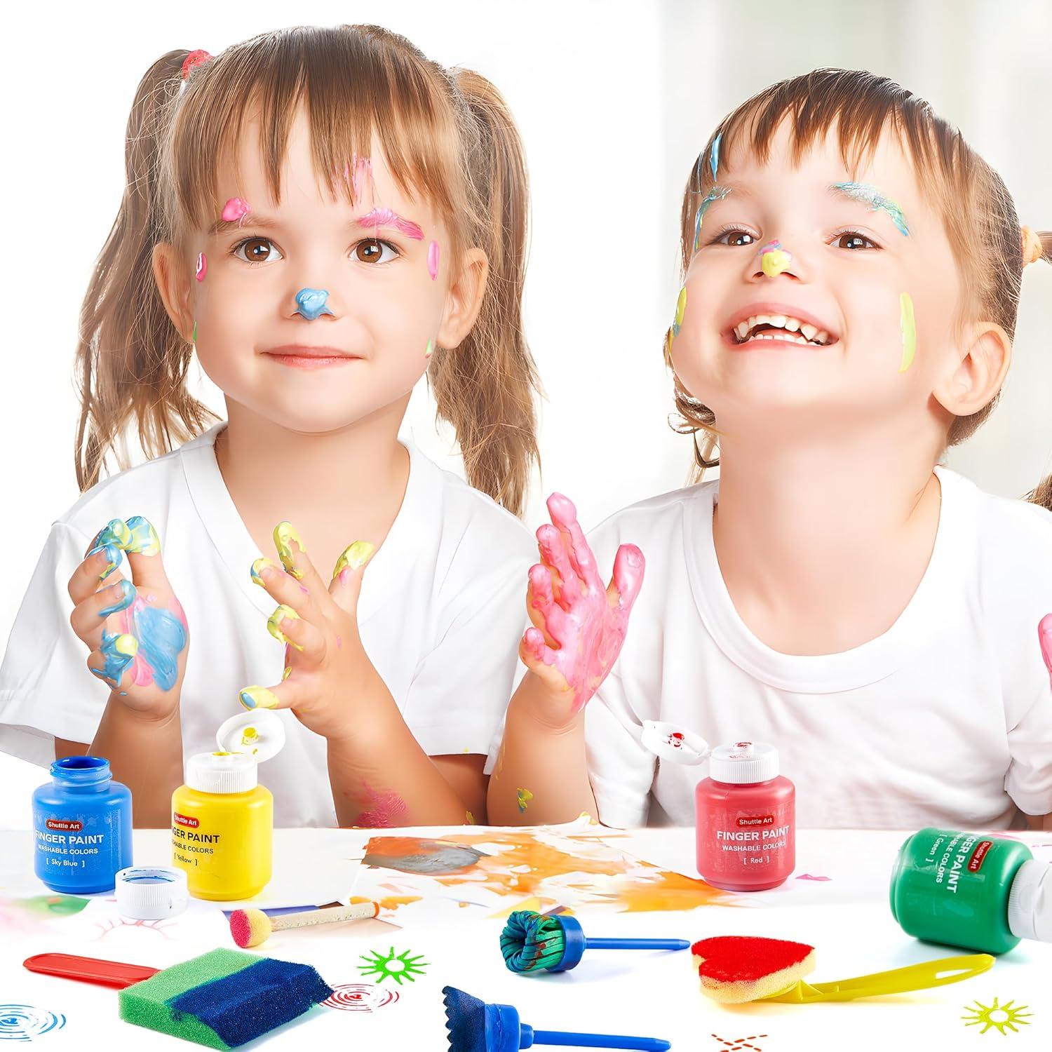 image:imageShuttle Art Dot Markers Bundle Set of 10 Colors Dot Markers 33 Pack Finger Paint