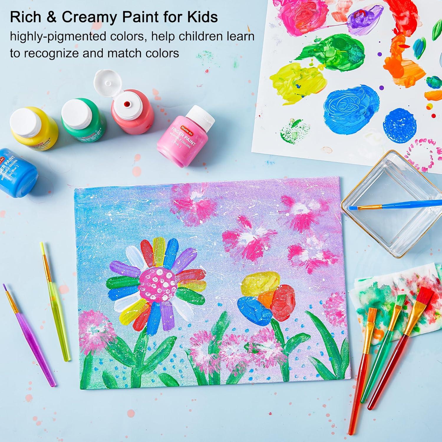 image:imageShuttle Art Dot Markers Bundle Set of 10 Colors Dot Markers 33 Pack Finger Paint