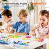 Shuttle Art 12 Colors Watercolor Paint Set Bundle – 30 Pack + 216 Pack 8 Assorted Colors Washable Markers