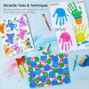 Shuttle Art 33 Pack Non Toxic Kids Painting Set with 10 Colors Dot Markers, 14 Colors Bingo Daubers with 135 Patterns