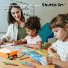Shuttle Art 576 Crayons Bulk Set Bundle – 576 Count 24 Boxes of 24 Assorted Colors + 24 Pack 16 Colors Watercolor Paint Set Bulk